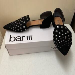 BAR III Canisaf Studded Flats
